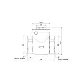 Зворотний клапан SD Plus 2" SD242W50