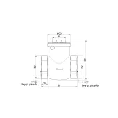 Зворотний клапан SD Plus 1" 1/2 SD242W40