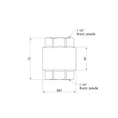 Зворотний клапан SD Forte 1" 1/4 SF240W32