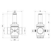 Редуктор Icma 1" 1/2 №246
