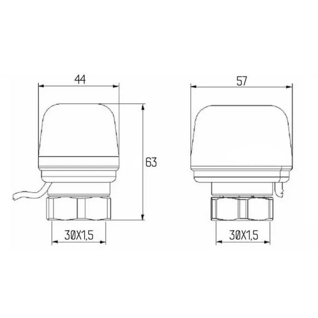 Сервопривод Icma 220V тип відкритий №983 (NA)