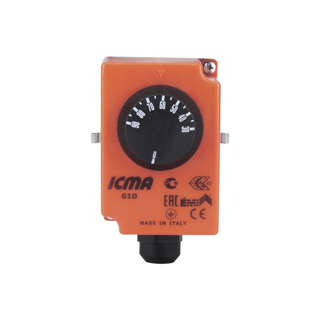 Термостат Icma накладний регульований №610