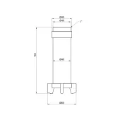 Фільтруючий картридж Icma для фільтрів 1"х1" 1/4 №752