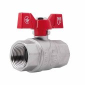 Кран кульовий SD Forte 1" ВР для води (метелик) SF602W25 Кран кульовий SD Forte 1" ВР для води (метелик) SF602W25