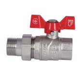 Кран кульовий "Американка" SD Forte 3/4" прямий SF220W20 Кран кульовий "Американка" SD Forte 3/4" прямий SF220W20