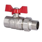 Кран кульовий "Американка" SD Forte 3/4" прямий SF220W20 Кран кульовий "Американка" SD Forte 3/4" прямий SF220W20