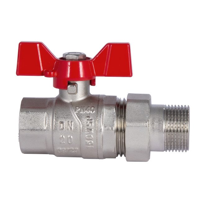 Кран кульовий "Американка" SD Forte 3/4" прямий SF220W20 Кран кульовий "Американка" SD Forte 3/4" прямий SF220W20