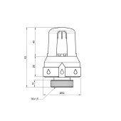 Термоголовка Icma 30х1,5 №988