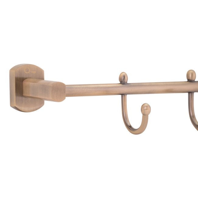 Тримач для рушника Qtap Liberty 3 гачка 365 мм QTLIBANT11543 Antic Bronze Тримач для рушника Qtap Liberty 3 гачка 365 мм QTLIBANT11543 Antic Bronze