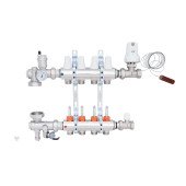 Колекторна група Icma 3/4" 4 виходи, з витратоміром №A3K013 Колекторна група Icma 3/4" 4 виходи, з витратоміром №A3K013