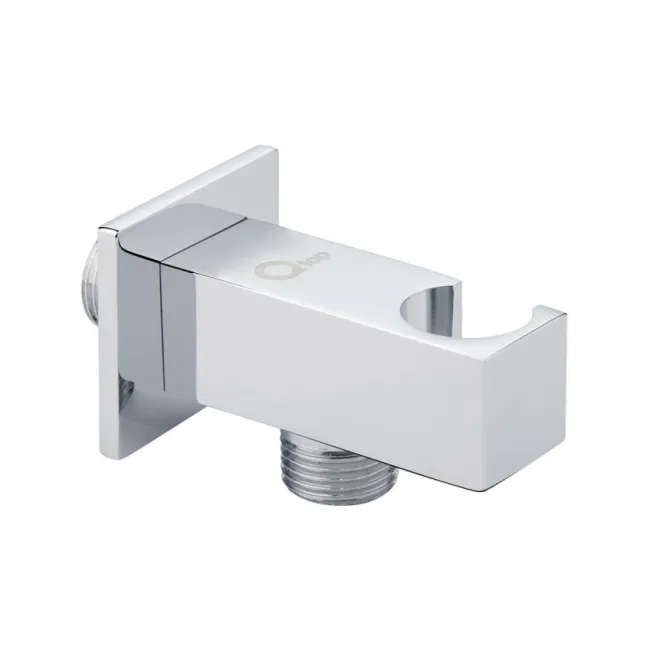 Підключення з тримачем для шланга Qtap Spojeni прямоугольне QTCRMBH130 Chrome (Fixsit) Підключення з тримачем для шланга Qtap Spojeni прямоугольне QTCRMBH130 Chrome (Fixsit)