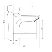 Змішувач для раковини Brinex 35B 001
