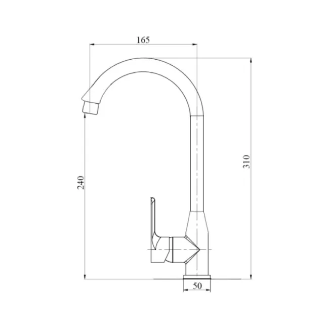 Змішувач для кухні Brinex 35B 007