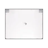 Дзеркало Qtap Mideya (DC-F614) 1000х800 з LED-підсвічуванням Touch, з антизапотіванням, з годинником, димером, рег. яскравості QT2078F614W