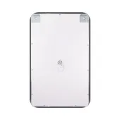 Дзеркало Qtap Mideya (DC-F911) 500х800 з LED-підсвічуванням Touch, з антизапотіванням, з годинником, димером, рег. яскравості QT2078F911W