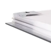 Дзеркало Qtap Mideya (DC-F936) 500х800 з LED-підсвічуванням Touch, з антизапотіванням, з годинником, димером, рег. яскравості QT2078F936W