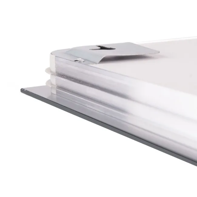 Дзеркало Qtap Mideya (DC-F936) 500х800 з LED-підсвічуванням Touch, з антизапотіванням, з годинником, димером, рег. яскравості QT2078F936W