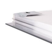 Дзеркало Qtap Mideya (DC-F937) 600х800 з LED-підсвічуванням Touch, з антизапотіванням, з годинником, димером, рег. яскравості QT2078F937W