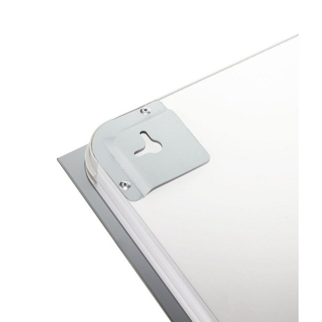 Дзеркало Qtap Mideya (DC-F937) 600х800 з LED-підсвічуванням Touch, з антизапотіванням, з годинником, димером, рег. яскравості QT2078F937W