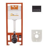 Набір інсталяція 4 в 1 Qtap Nest ST з лінійною панеллю змиву QT0133M425M08V1091MB Набір інсталяція 4 в 1 Qtap Nest ST з лінійною панеллю змиву QT0133M425M08V1091MB