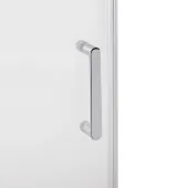 Душові двері в нішу Qtap Taurus CRM201-11.C6 97-108x185 см, скло Clear 6 мм, покриття CalcLess