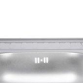 Кухонна мийка Lidz 6060-R 0,6 мм Satin (LIDZ6060RSAT06)