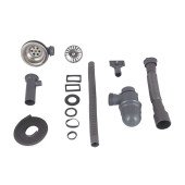 Кухонна мийка Lidz 6060-R 0,6 мм Satin (LIDZ6060RSAT06)