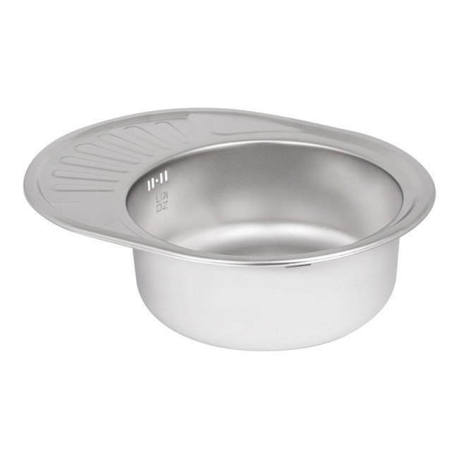 Кухонна мийка Lidz 5745 0,8 мм Satin (LIDZ5745SAT08) Кухонна мийка Lidz 5745 0,8 мм Satin (LIDZ5745SAT08)