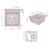 Кухонна мийка Lidz 460х515/200 COL-06 (LIDZCOL06460515200)