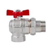 Кран кульовий Icma FAR. ROSSA 1" кутовий №361