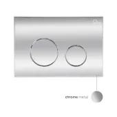Готове рішення Qtap для ванної кімнати: підвісний унітаз Tern Rimless + комплект інсталяції Nest 4 в 1 (кругла клавіша Chrome)