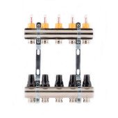 Колектор з витратомірами SD Forte 1" 4 виходи SF001W4 Колектор з витратомірами SD Forte 1" 4 виходи SF001W4