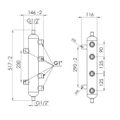 Гідрострілка SD Forte 1" 75 кВт SF29375