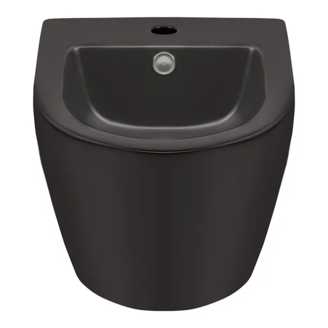 Біде підвісне Qtap Robin 495х370х325 Matt black QT1355046FMB