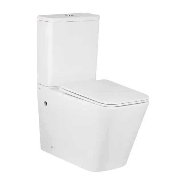 Унітаз-компакт Qtap Tern безобідковий з сидінням Soft-close QT17222093ARW Унітаз-компакт Qtap Tern безобідковий з сидінням Soft-close QT17222093ARW
