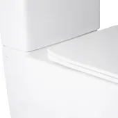 Унітаз-компакт Qtap Robin безобідковий з сидінням Soft-close QT13222141ARW
