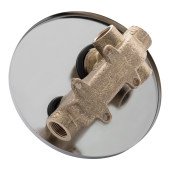 Змішувач для душу Qtap Spring прихованого монтажу на два споживача QTSPRCRM0102 Chrome Змішувач для душу Qtap Spring прихованого монтажу на два споживача QTSPRCRM0102 Chrome