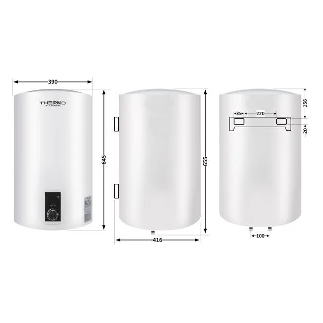 Водонагрівач електричний Thermo Alliance 50 л вертикальний, сухий ТЕН 2,0 кВт D50V20J2(D)K 2 Водонагрівач електричний Thermo Alliance 50 л вертикальний, сухий ТЕН 2,0 кВт D50V20J2(D)K 2
