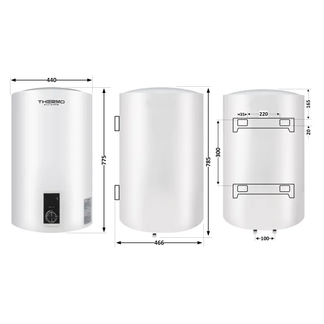 Водонагрівач електричний Thermo Alliance 80 л вертикальний, сухий ТЕН 2,0 кВт D80V20J3(D)K 2 Водонагрівач електричний Thermo Alliance 80 л вертикальний, сухий ТЕН 2,0 кВт D80V20J3(D)K 2