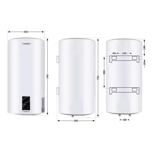 Водонагрівач електричний Thermo Alliance 50 л SLIM вертикальний, сухий ТЕН 2,0 кВт D50V20J(D)1-K 2 Водонагрівач електричний Thermo Alliance 50 л SLIM вертикальний, сухий ТЕН 2,0 кВт D50V20J(D)1-K 2