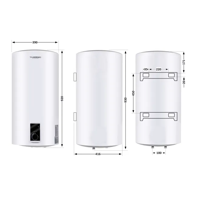 Водонагрівач електричний Thermo Alliance 80 л SLIM вертикальний, сухий ТЕН 2,0 кВт D80V20J(D)2-K 2 Водонагрівач електричний Thermo Alliance 80 л SLIM вертикальний, сухий ТЕН 2,0 кВт D80V20J(D)2-K 2