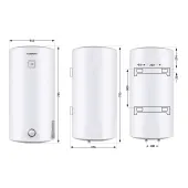 Водонагрівач електричний Thermo Alliance 50 л SLIM вертикальний, мокрий ТЕН 1,5 кВт D50V15Q1