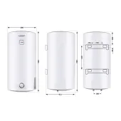 Водонагрівач електричний Thermo Alliance 80 л SLIM вертикальний, мокрий ТЕН 1,5 кВт D80V15Q2