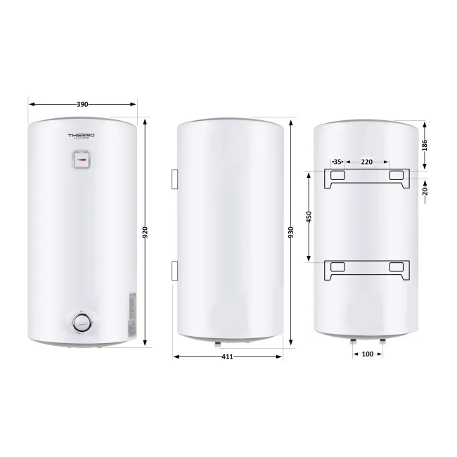 Водонагрівач електричний Thermo Alliance 80 л SLIM вертикальний, мокрий ТЕН 1,5 кВт D80V15Q2 2 Водонагрівач електричний Thermo Alliance 80 л SLIM вертикальний, мокрий ТЕН 1,5 кВт D80V15Q2 2