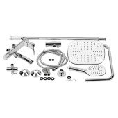 Душова система універсальна Qtap Grand на три споживача (з виливом) QTGRACRM1004 Chrome Душова система універсальна Qtap Grand на три споживача (з виливом) QTGRACRM1004 Chrome