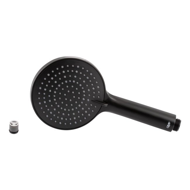 Лійка для ручного душу Qtap Rucni 115 мм округла QTRUCA116O3PBB Black Matt Лійка для ручного душу Qtap Rucni 115 мм округла QTRUCA116O3PBB Black Matt