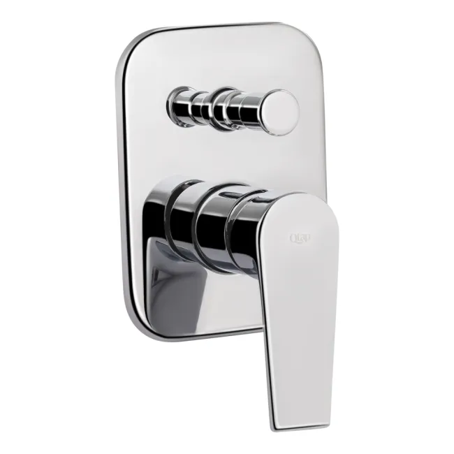 Змішувач для душу Qtap Stenava прихованого монтажу на два споживача QTST6245102DC Chrome Змішувач для душу Qtap Stenava прихованого монтажу на два споживача QTST6245102DC Chrome