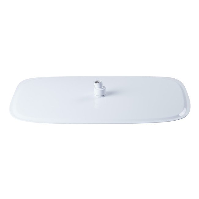 Лійка для верхнього душу Qtap Hlavova 500х300 мм прямокутна QTHLAS500N1ZWW White