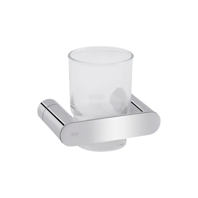 Склянка з тримачем Qtap Scorpio настінна QTSTK6102103C Chrome (Sklenka) Склянка з тримачем Qtap Scorpio настінна QTSTK6102103C Chrome (Sklenka)