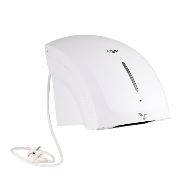 Сушарка для рук Qtap Pohodli настінна QTS2000MP White (Pobut) Сушарка для рук Qtap Pohodli настінна QTS2000MP White (Pobut)
